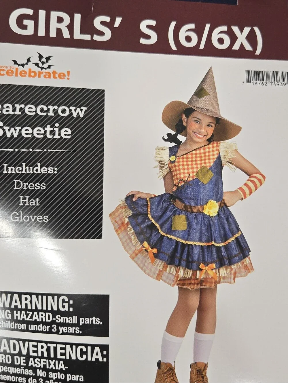 Way To Celebrate nwt scarecrow
